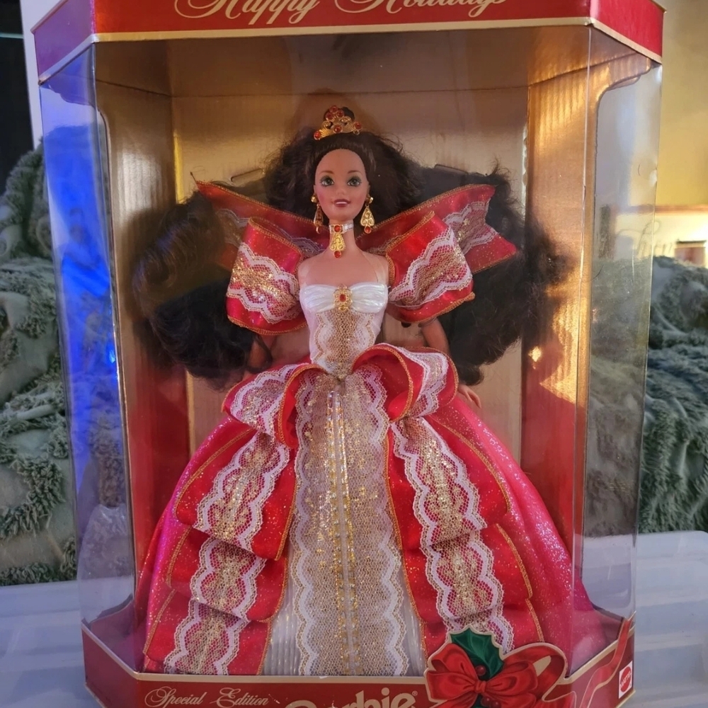 Barbie Holiday Edition in Red and White Gown